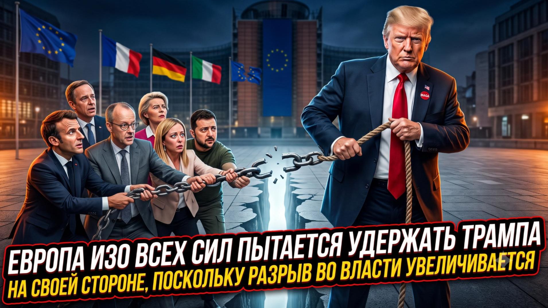 🚨Себастиан Сас | ТРАМП УХОДИТ? Европа пытается сохранить союзника на фоне растущего разрыва