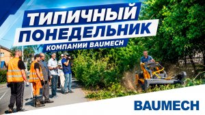Расчищаем город: мульчер и измельчитель пней BAUMECH