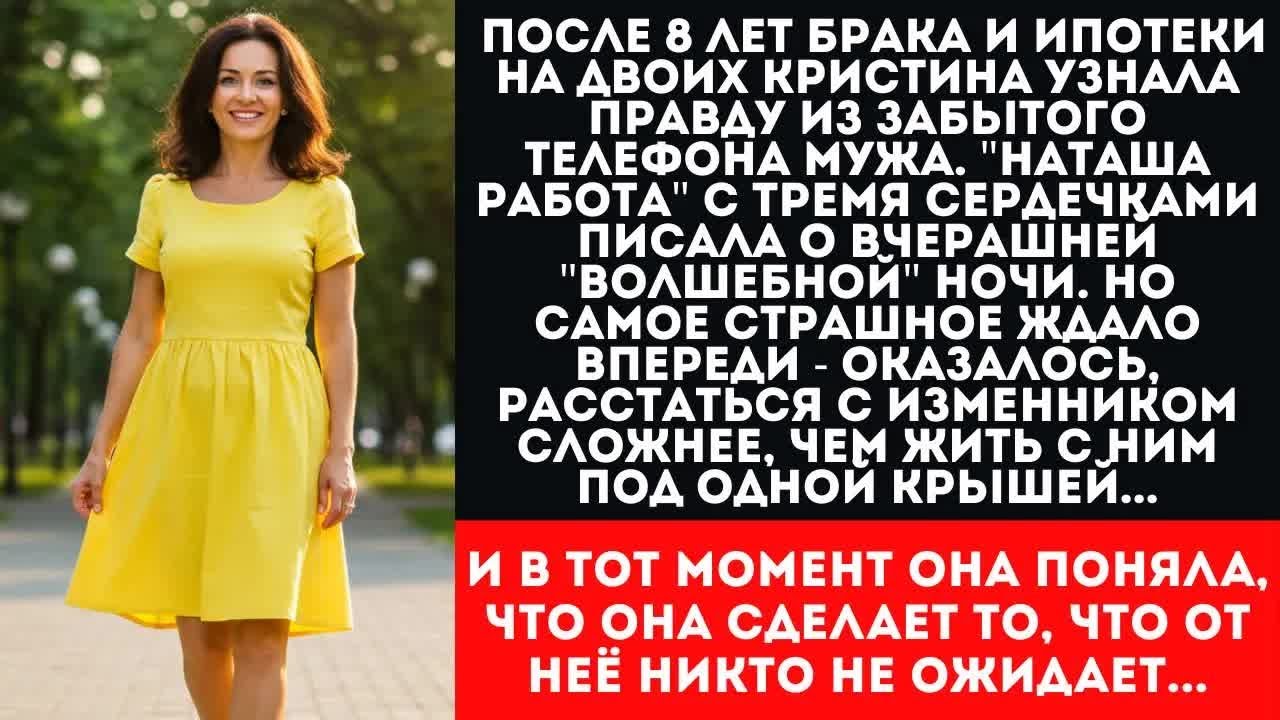 Муж забыл телефон дома, а жена увидела переписку с ＂Наташей＂ ｜ История измены и ипотеки смотреть онлайн