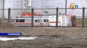 На нефтебазе в Ставрополе произошёл пожар