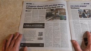 Читаем заголовки американской газеты Metro New York