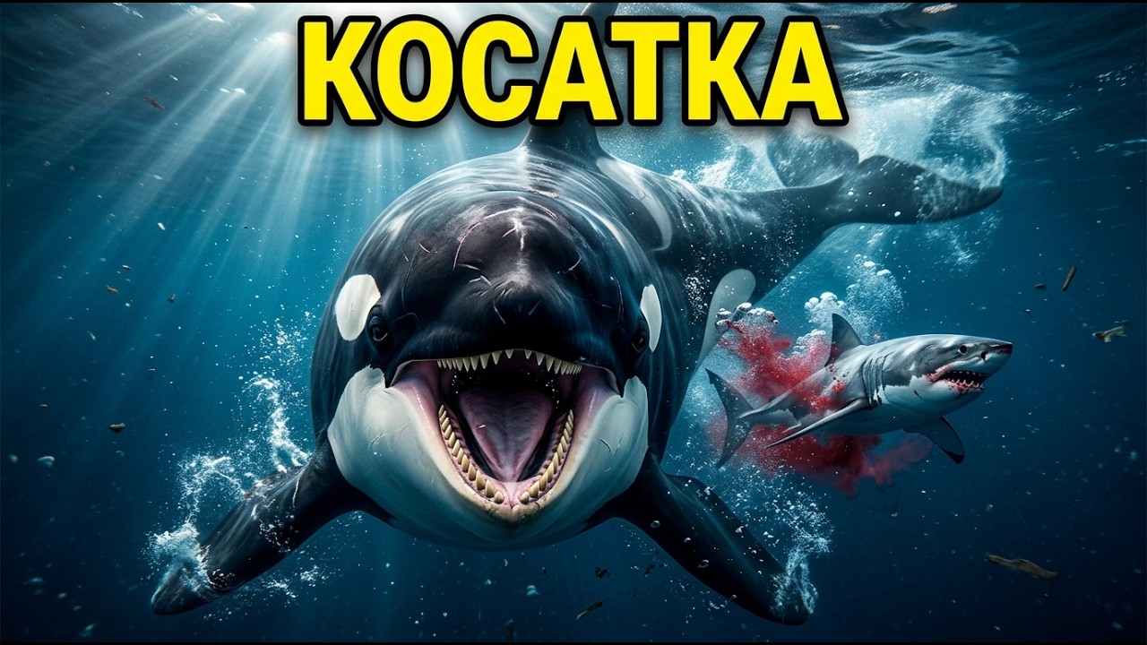 КОСАТКА — МОНСТР, КОТОРЫЙ УБИВАЕТ ДАЖЕ БЕЛЫХ АКУЛ ОДНИМ УДАРОМ! смотреть онлайн
