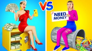 Богатая девушка vs бедная девушка на Рождество от Multi Do