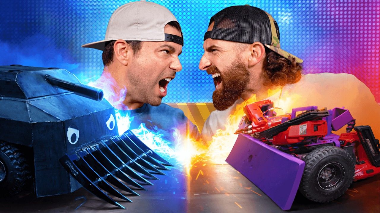 Марк Робер против Dude Perfect. Битва роботов