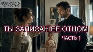 ТЫ ЗАПИСАН ЕЕ ОТЦОМ | ЧАСТЬ 1| АУДИОКНИГА ПОЛНОСТЬЮ | ЛЮБОВНЫЙ РОМАН