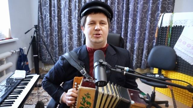 Спел на четыре голоса песню под гармонь "Трава моя, травушка" смотреть онлайн