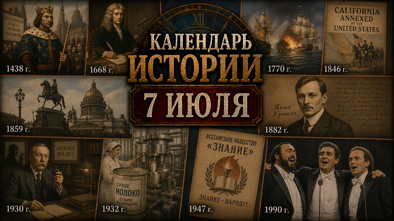 КАЛЕНДАРЬ ИСТОРИИ июль 2026
