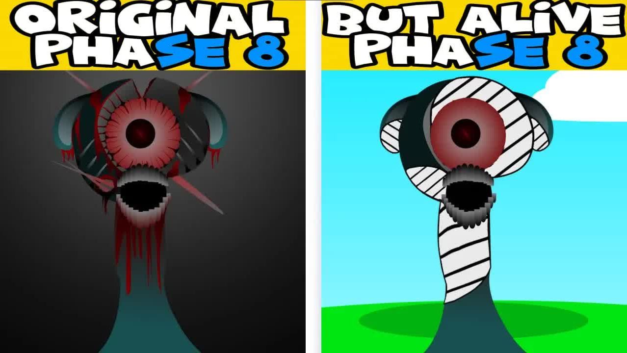 Incredibox Sprunki - Оригинал Фаза 8 VS Но Все Живы смотреть онлайн
