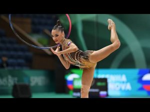 Выступление Ксении Савиновой с обручем на соревнованиях «Чемпионат Европы 2026»🔥
