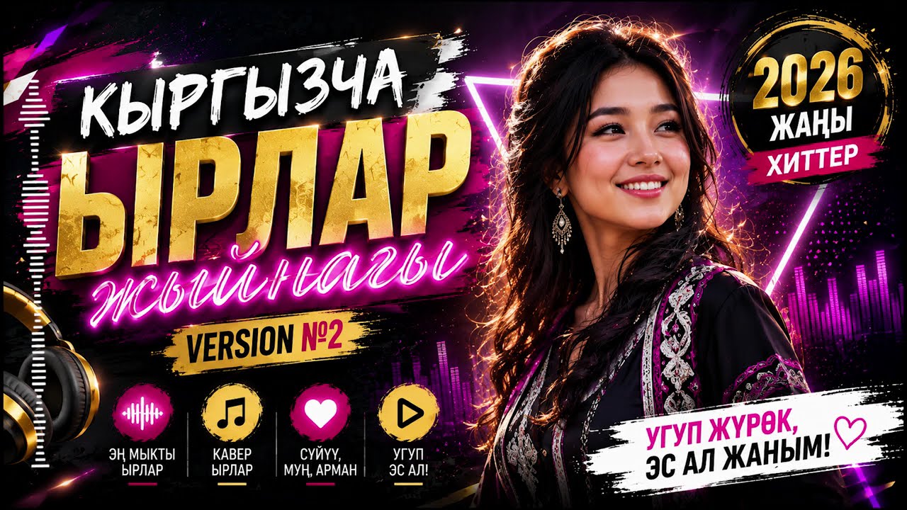 ТОП Кыргызча Хиттер 2026 🎶 | Version №2 | Мыкты ырлар жыйнагы смотреть онлайн