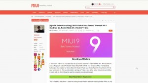 Прошивка Redmi Note 3 Pro Special Edition