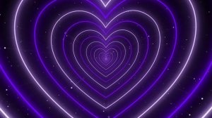 Heart Wallpaper Video💜Neon Heart Tunnel Loop│Amazing Backgrounds сердечки фон,фон сердечки