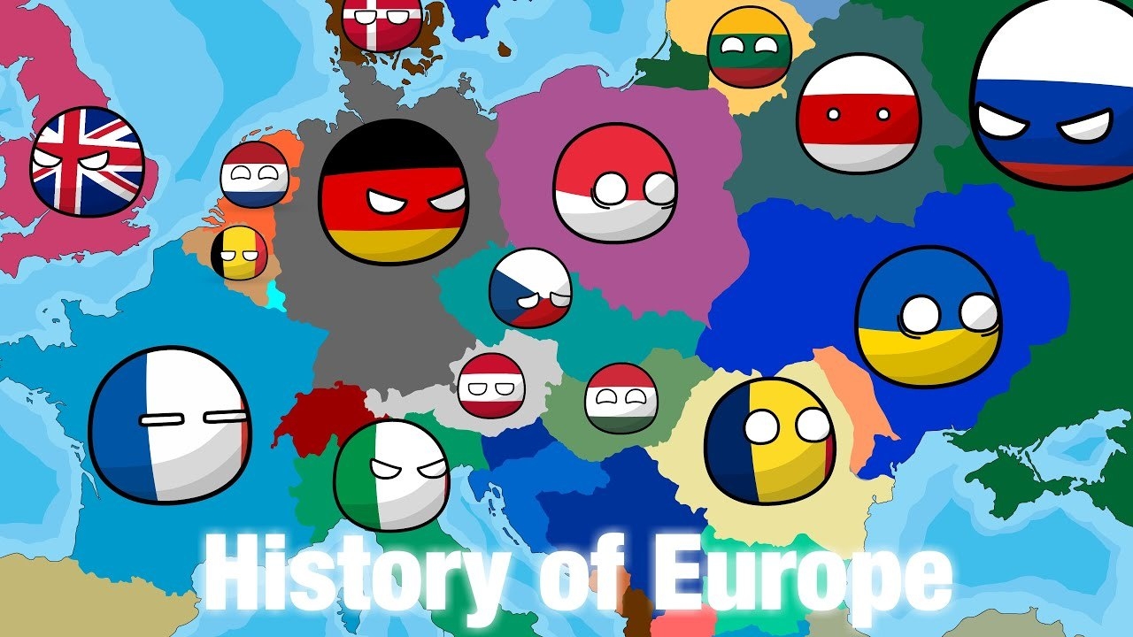 Countryballs - History of Europe смотреть онлайн