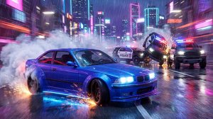 Полицейская погоня🚔Перестрелка 💥Безумные аварии 🔥Игро фильм для детей и взрослых ❗