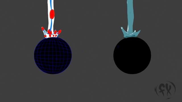 08- Pouring water on a sphere