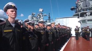 Возвращение БПК «Североморск» из дальнего похода