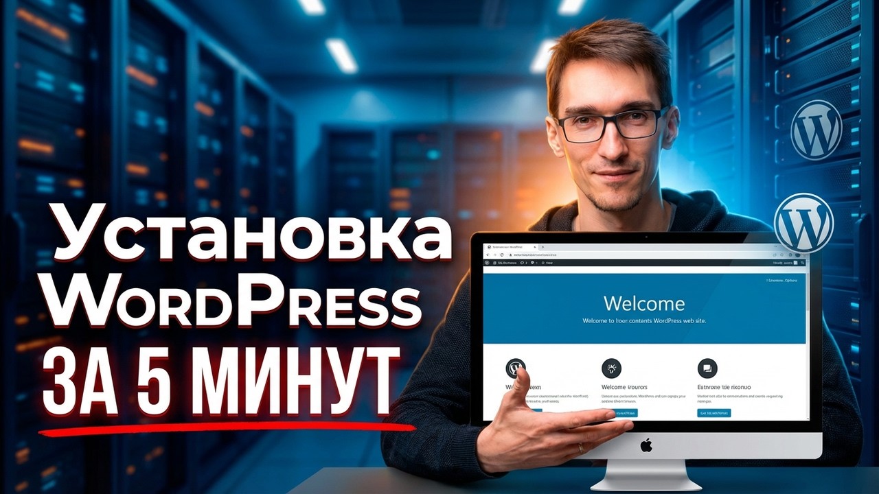 Установка WordPress на хостинг за 5 минут — Пошаговая инструкция смотреть онлайн