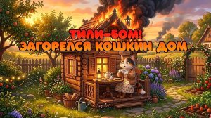 Тили-бом! Загорелся кошкин дом 🔥 Весёлая детская песенка | Потешка для детей