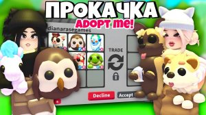 Прокачка ПОДПИСЧИКА в Адопт Ми - ВСЕ ЧАСТИ😱 Адопт Ми с нуля ПРОКАЧКА ИНВЕНТАРЯ ПОДПИСЧИКА Adopt Me