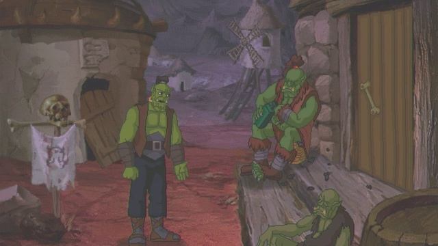 Warcraft Adventures: Lord of the Clans (1998)  Пьяные орки retro pc gameplay