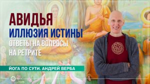 Авидья — ошибка восприятия реальности. Ответы на вопросы на ретрите. Андрей Верба