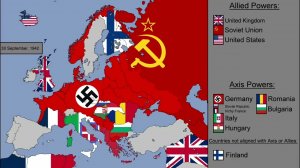 2 мировая на карте европы