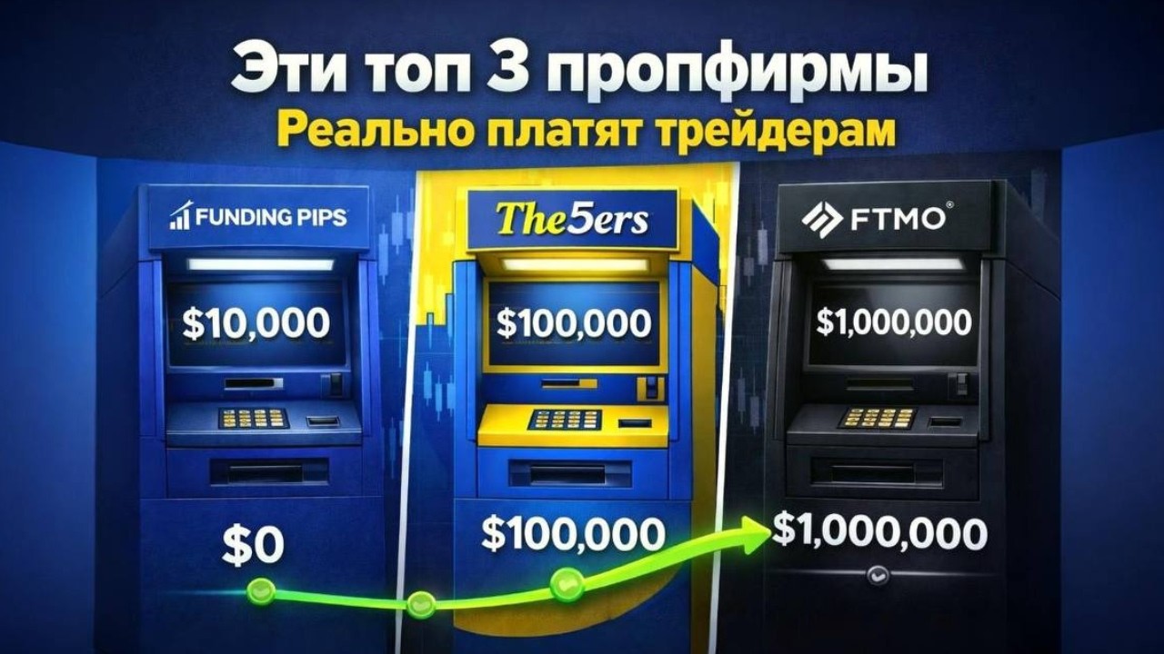 ТОП-3 проп компании 2026 | Где трейдеру реально дают зарабатывать