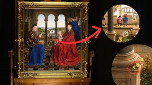 Фотография или картина 600 лет никто не может объяснить! | «Мадонна канцлера Ролена» Ян ван Эйк