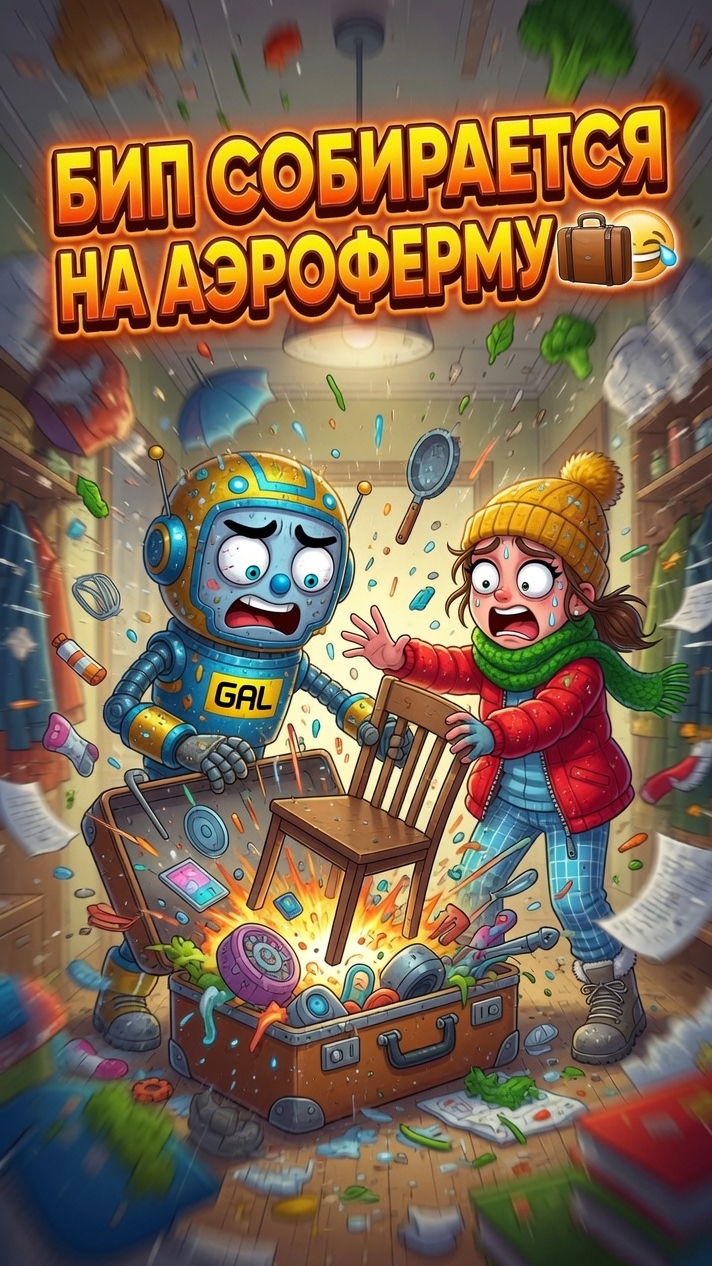 Бип собирается на Аэроферму 🧳😂 Чемодан взорвался! #Shorts