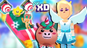 PK XD ОБНОВЛЕНИЕ Новый год - Ледогонка Паркур Колесо обозрения #pkxd #games #gameplay #gaming