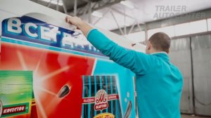 Оклейка грузовых авто | Брендирование фургона