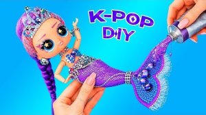 DIY Лали строит домик для русалок Хантрикс!  Поделки для Руми, Миры и Зои