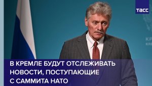 В Кремле будут отслеживать новости, поступающие с саммита НАТО