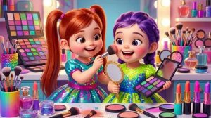 ✨💄 Руми и Мира впервые пробуют макияж и блистают на своем первом подиуме! 👠🌟