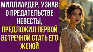 Миллиардер, узнав о предательстве невесты, предложил первой встречной стать его женой
