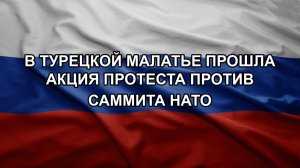 В турецкой Малатье прошла акция протеста против саммита НАТО