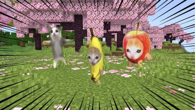 БАНАНОВЫЙ КОТ ВЕРНУЛСЯ В MINECRAFT! САМАЯ БЕЗУМНАЯ ЧАСТЬ 9 😱🍌🐱