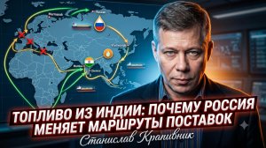 🛢️Станислав Крапивник | Топливо из Индии: почему Россия меняет свои маршруты поставок
