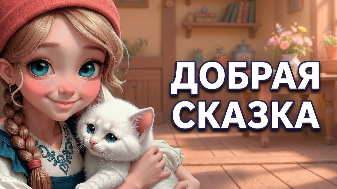 Марфуша и Снежок | Добрая сказка про котёнка | Детский мультфильм 3D