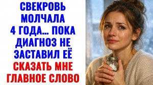 Истории из жизни |Свекровь молчала 4 года… Пока диагноз не заставил|Аудио рассказы|Жизненные истории