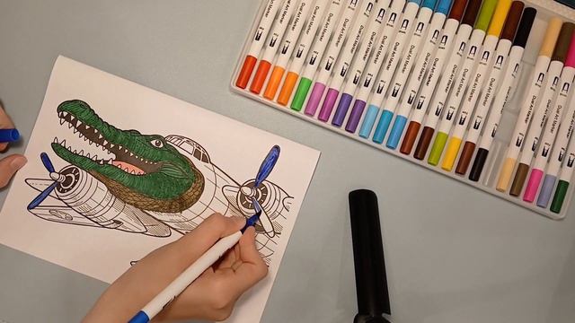 Бомбардиро Крокодило в красках 🎨