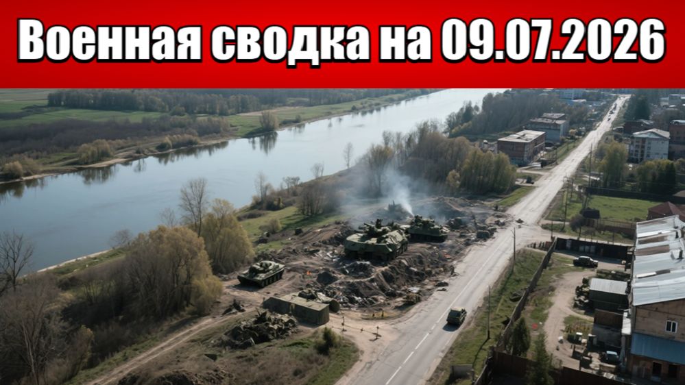 «Купянский узел: Российские войска затягивают петлю!»: Военная сводка на 09.07.2026 смотреть онлайн