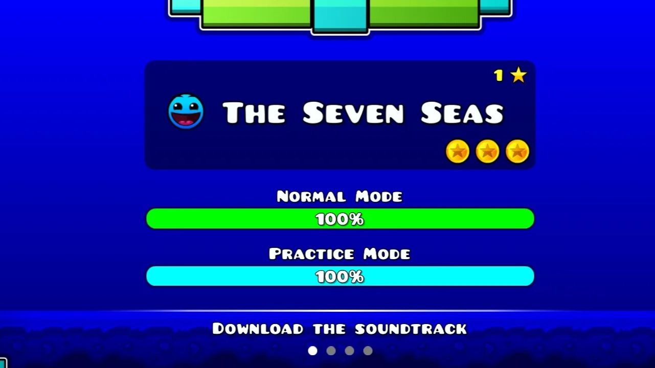 Geometry dash meltdown 1 уровень прохождение на 3 монетки