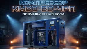 Экономия 35% на электричестве: компрессор КМ30-ВО-ЧРП от Kraftmachine!💸