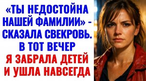 Истории из жизни | Ты недостойна нашей фамилии — сказала свекровь | Аудио рассказы|Жизненные истории