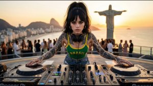 DARK TECHNO HOUSE SESSION   Cristo Redentor Rooftop Party   1 HOUR Music For Dark & Deep Nights