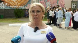 На фасаде перинатального центра в Дзержинске появился мурал, посвященный семейным ценностям