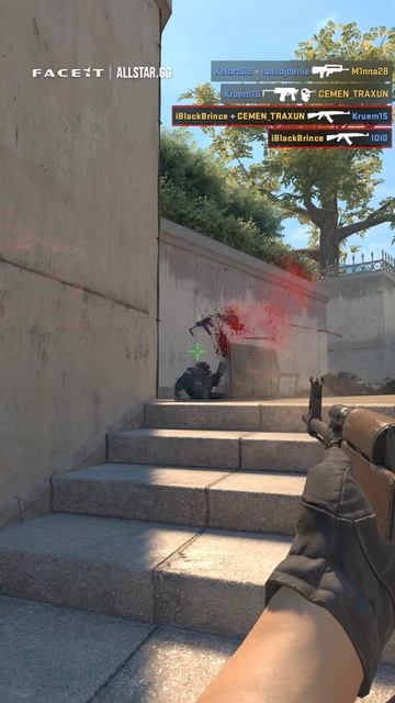 CS2 -3 Overpass #shorts #cs2 #csgo #counterstrike2 #blackbrince #кс2 #cs2clips #cs #gaming #faceit