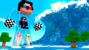 🌊ДОМ ВНУТРИ ШЕДИ ПРОТИВ ЦУНАМИ В МАЙНКРАФТ! MINECRAFT - (MrShadyMan) #Minecraft #Майнкрафт