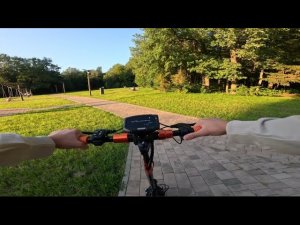 Катаем по городу на Электросамокате Kugoo Kirin M4 pro MAX ЧЕСТНЫЙ ОБЗОР НА САМОКАТ тест-драйв